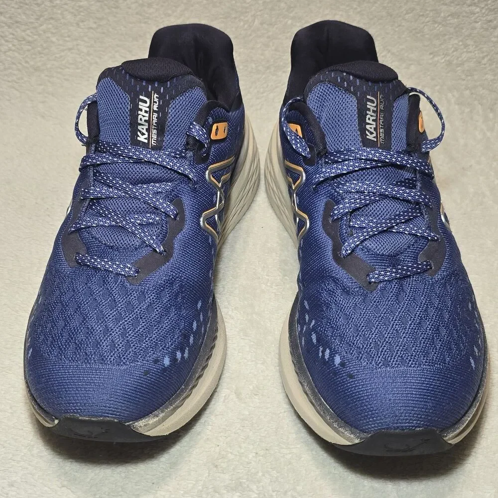 Karhu Mestari Run 1.0 Men's 10 Sneakers - True Navy / Gray Morn F105003 Shoes